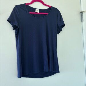 Soma Navy Blue Soft Short Sleeve Small